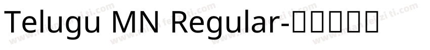 Telugu MN Regular字体转换